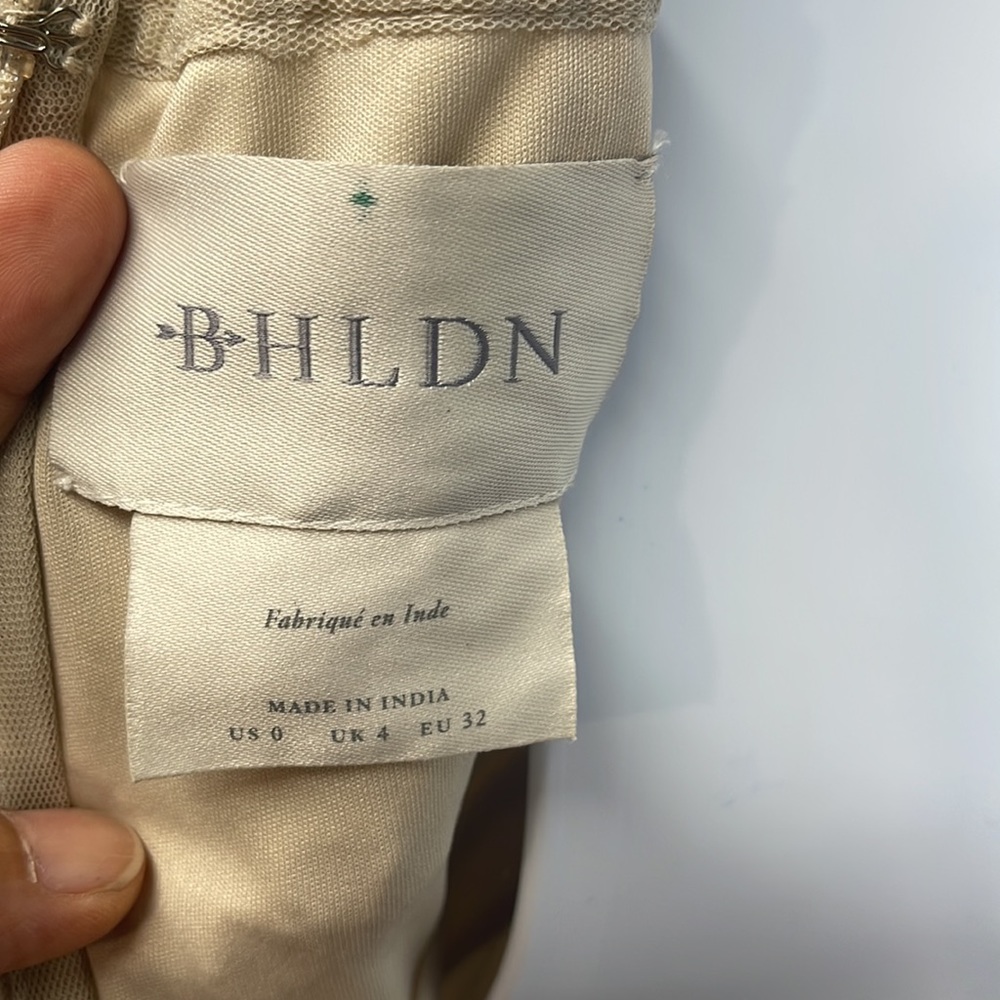 - BHLDN Ruby Dress Beaded Gown - Picture 10 of 11